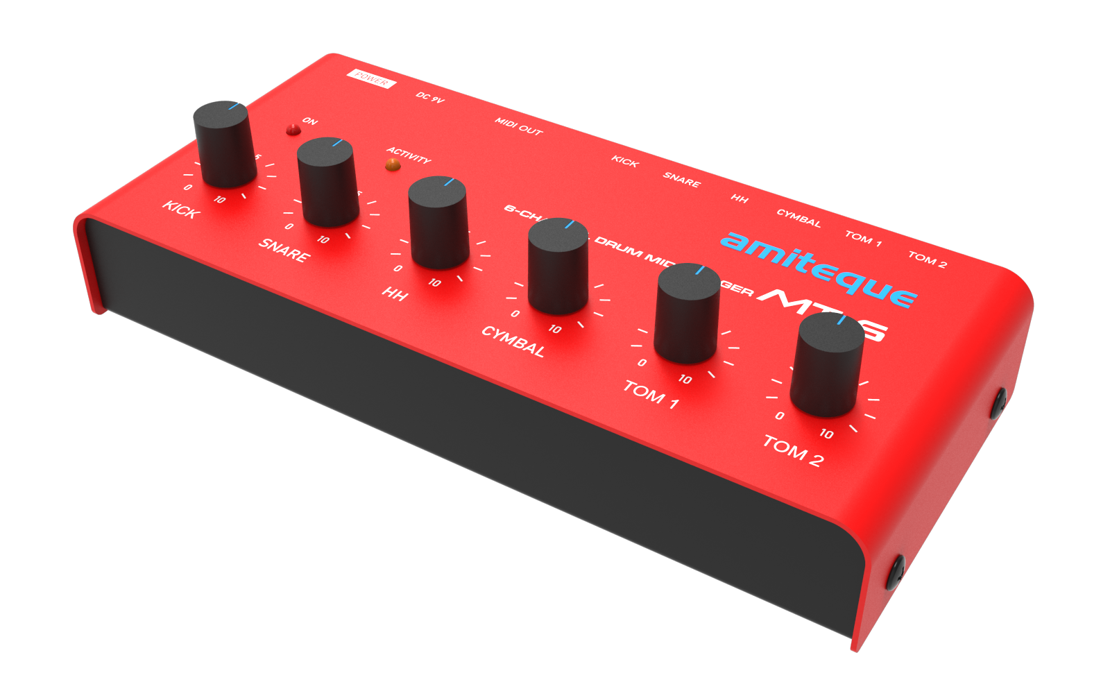Amiteque MT6 six-channel drum MIDI trigger